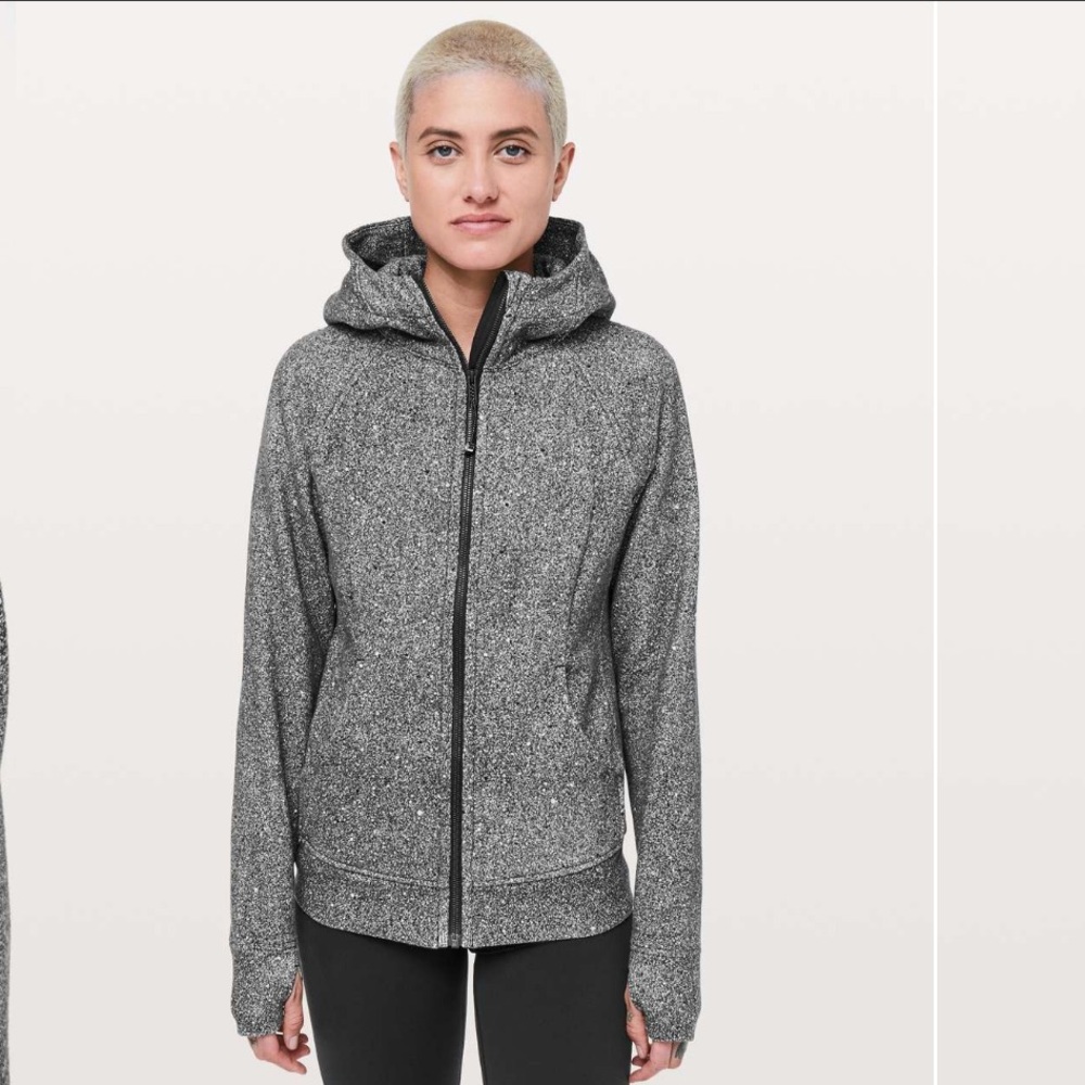 Lululemon Scuba Hoodie Luminesce Splatter Sz 2
